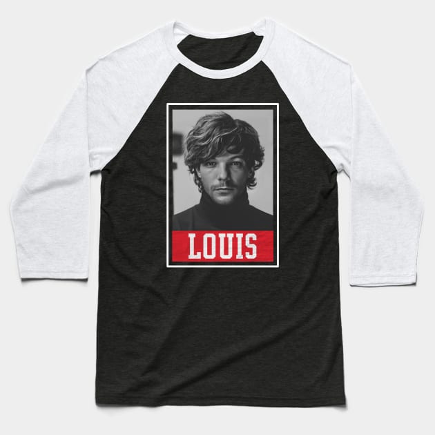 louis tomlinson Baseball T-Shirt by one way imagination